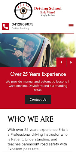 Adept Driving School Screen 3