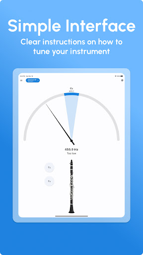 Screenshot of Clarinet Tuner - LikeTones
