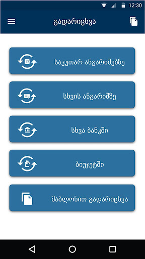Cartu Bank Mobile Screen 3