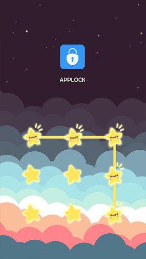Android application AppLock Theme Cute Stars screenshort