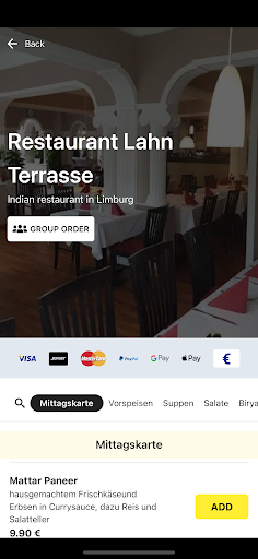 Lahn Terrasse Restaurant Screen 2