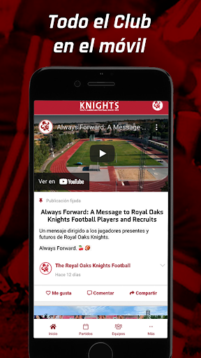 Android application The Royal Oaks Knights screenshort