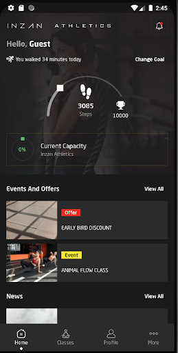 Inzan Athletics Screen 3