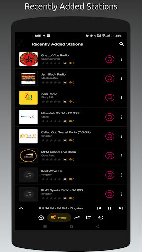 Radio JM: All Jamaica Stations Screen 3