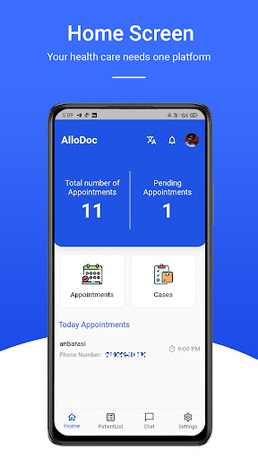 Allodoc Screen 2