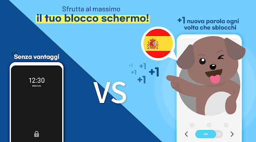 Android application WordBit Spagnolo screenshort