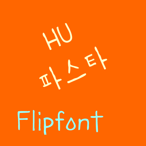 HUPasta Korean Flipfont logo