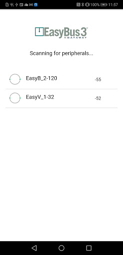 Android application EasyBus3 screenshort