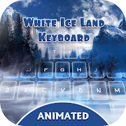 White Iceland Animated Keyboard