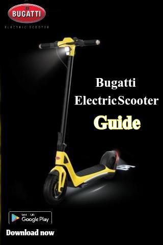 Bugatti Electric Scooter Guide Screen 2