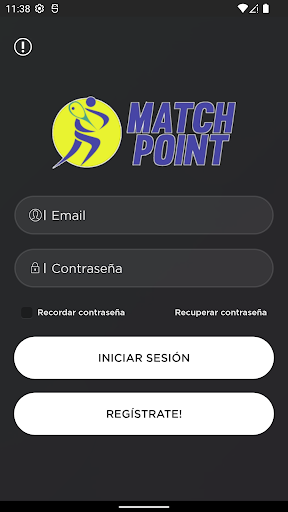 Android application Match Point SV screenshort