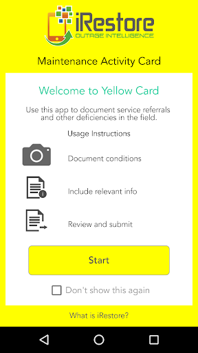 Repair Activity Manager Screen 2