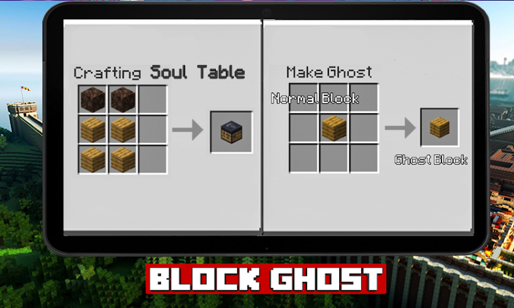 Ghost blocks. Ghosts Mods перевод.