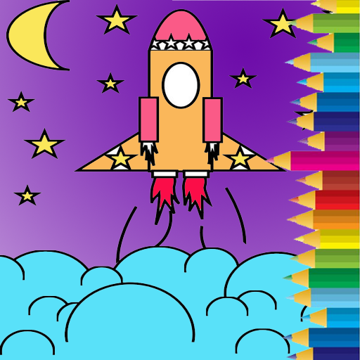 Space Planet Coloring Pages logo