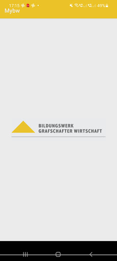 Android application MyBW screenshort