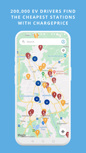 Chargeprice: EV map & prices Screen 2