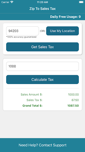 TaxOn GO Screen 3
