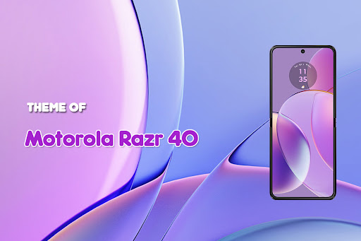 Android application Theme of Motorola Razr 40 screenshort