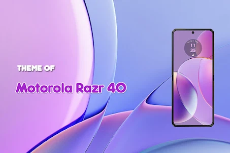 Theme of Motorola Razr 40