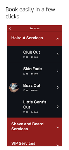 Gents Mobile Barber Screen 2