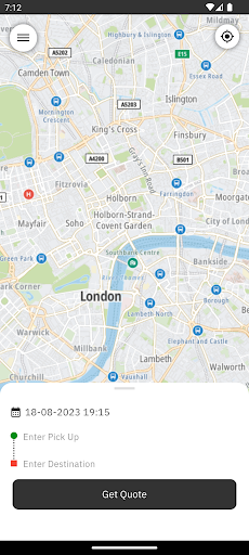 Android application Liverpool Airport Taxi screenshort