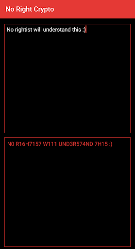 Android application No Right Crypto screenshort