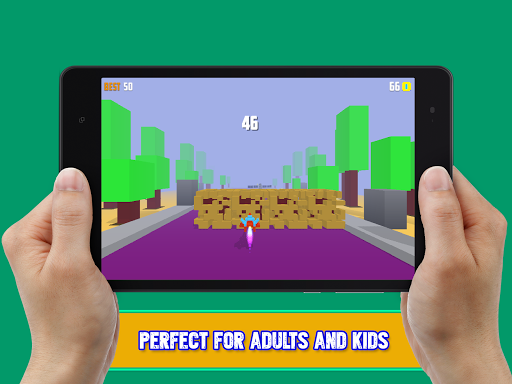 Spaceship Pixelplane Endless