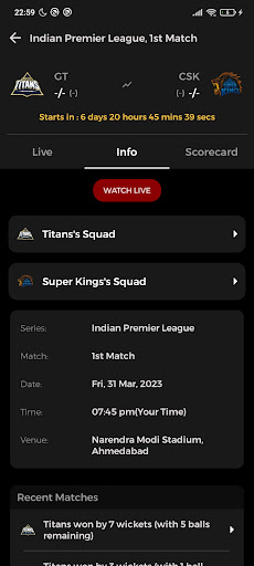 IPL Live And Prediction Screen 2