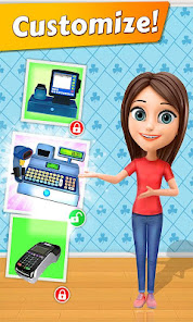 Supermarket Cash Register Sim: Girls Cashier Games androidhappy screenshots 2