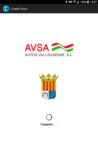 Android application Líneas Puçol screenshort