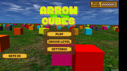 Android application Arrow VS Cubes 3D screenshort