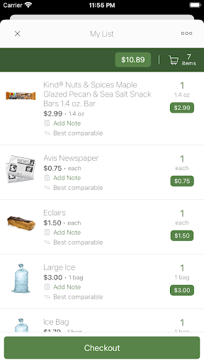 Android application Seaside Market screenshort
