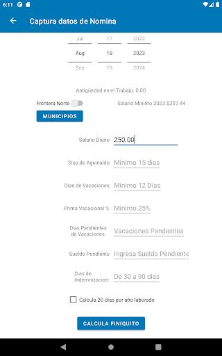 Liquidación México