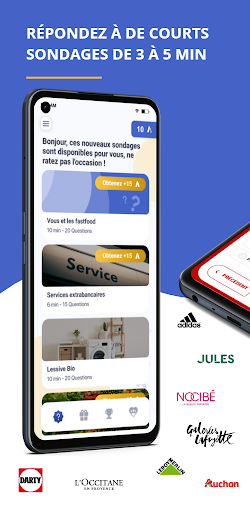 Android application Answer-it Sondages Rémunérés screenshort