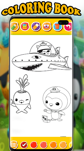 옥토넛 색칠하기 책