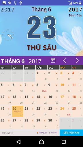 Lịch vạn niên xem ngày tốt xấu Screen 3