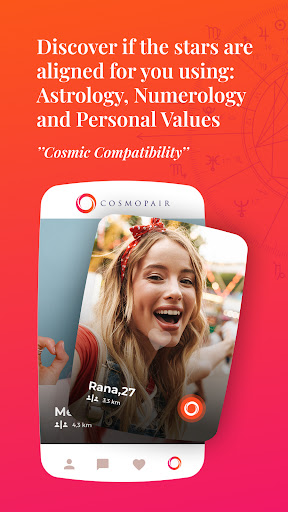 Android application CosmoPair: Cosmic Dating screenshort