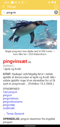 Danish Slang Dictionary Screen 3
