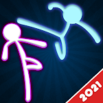 Cover Image of Télécharger Stickman Fighting: 2 Player Funny Physics Games 1.9 APK