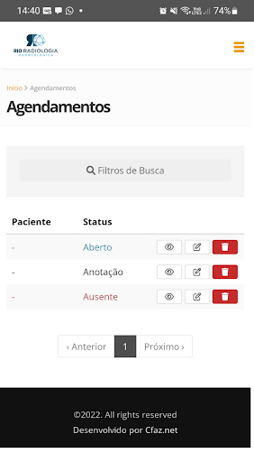 Rio Radiologia Odontológica Screen 3