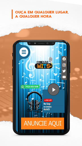 Android application Conexão Hits screenshort