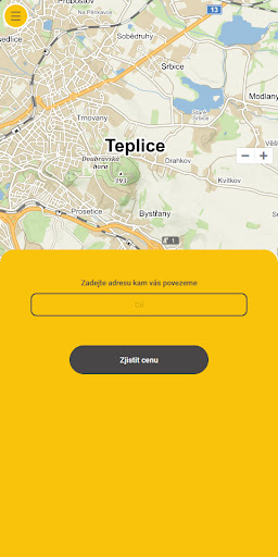 Android application Daros Taxi screenshort