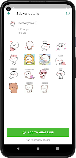 Dino Pentol Sticker for WA