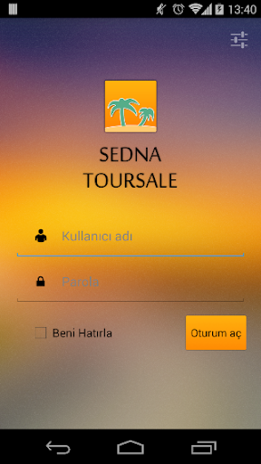 Android application Sedna TourSale screenshort