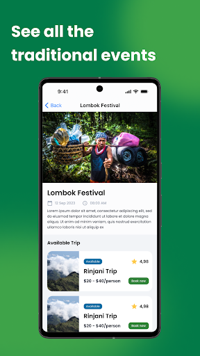Rinjani Visitor Screen 2