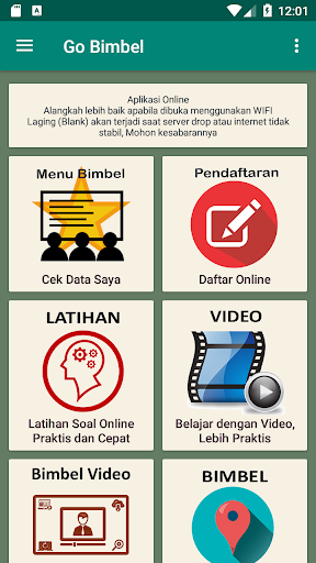 Android application Go Bimbel screenshort