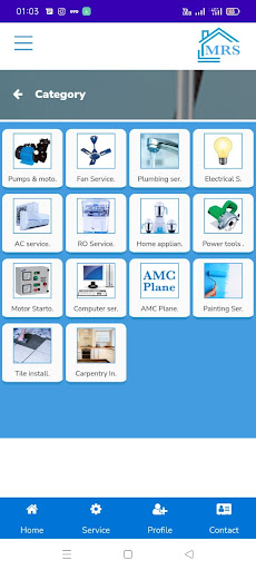 MRS Home Service Screen 3