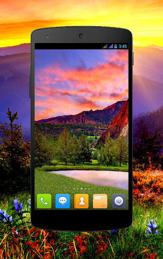 Red Mountain Live Wallpaper Screen 3