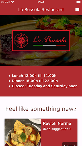 La Bussola Restaurant Screen 2