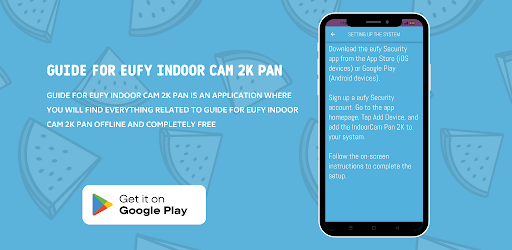 Eufy Indoor Cam 2K Pan Guide Screen 2